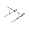 Podstawka pod laptopa UNITEK OT155SL srebrna aluminiowa, regulacja pochylenia 13-41°