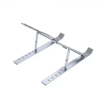 Podstawka pod laptopa UNITEK OT155SL srebrna aluminiowa, regulacja pochylenia 13-41°