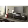 Cama szafka TV SIGMA 3 180 czarny/czarny połysk + biały