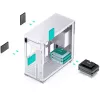 Obudowa PC Jonsbo D41 MESH Midi Tower Biała