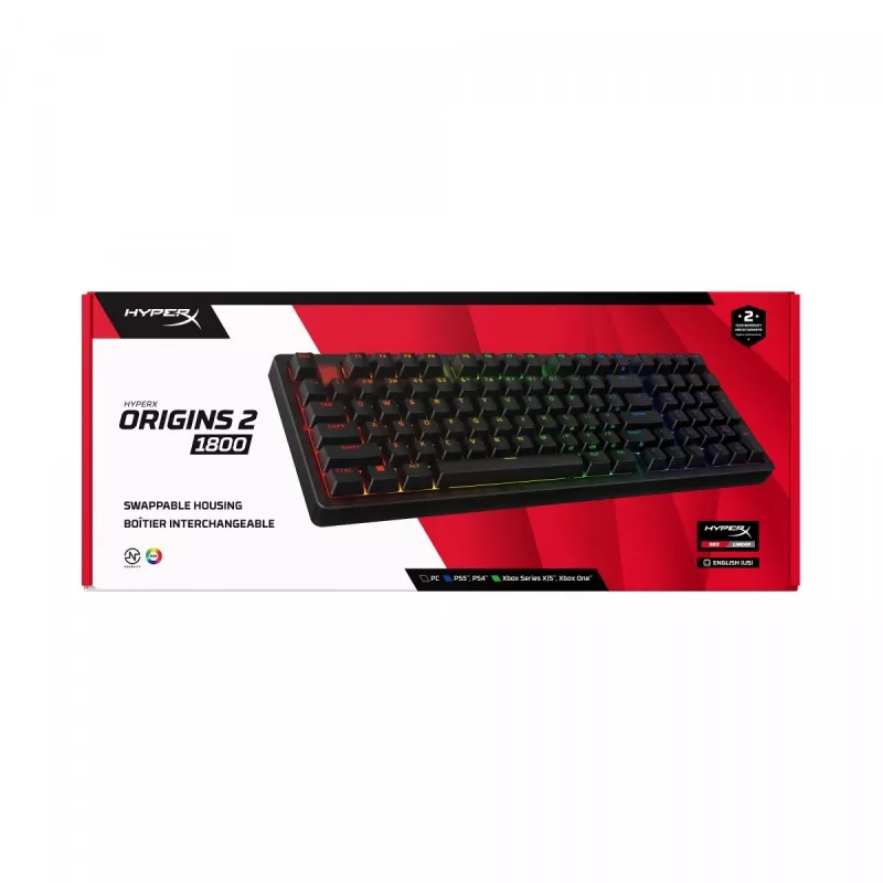 HyperX Origins 2 1800 klawiatura Czarny