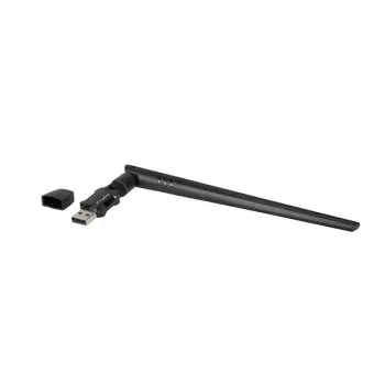 Lanberg Karta sieciowa bezprzewodowa USB Adapter NC-0900-WIE USB 2.0 Dual Band AX900 1 antena zewnętrzna