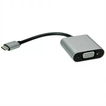 VALUE - Zewnętrzny adapter wideo - USB-C 3.1 - VGA - Czarny