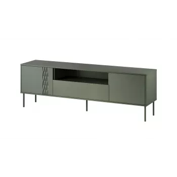 Cama EF TRESSE szafka RTV 180x40x54.5 matowy zielony