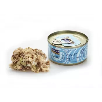 FISH4CATS Sardynka z małżą - mokra karma dla kota - 70g
