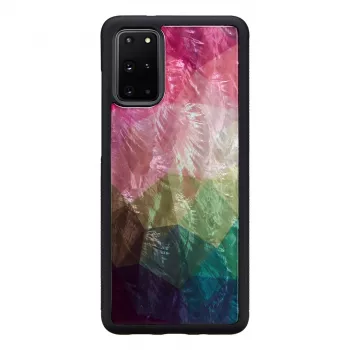 Etui iKins do Samsung Galaxy S20+ — wzór wodnego kwiatu, czarne