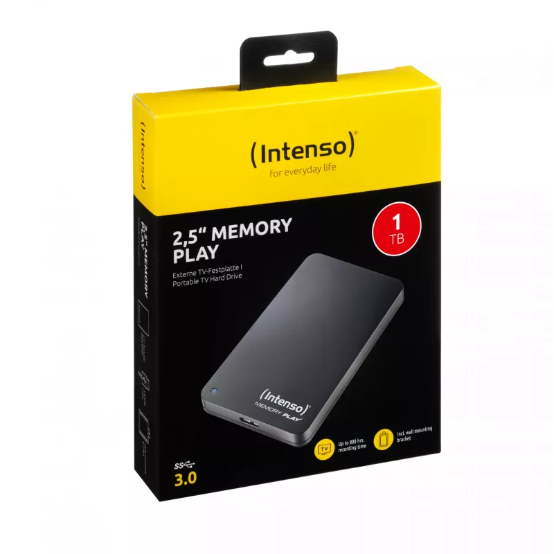 Zewnętrzny dysk twardy Intenso 1 TB USB 3.0 2,5 cala Memory Play