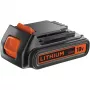 Bateria Czarny & Decker BL1518-XJ — 18V Li-Ion 1.5Ah, czerwona, 1 szt.