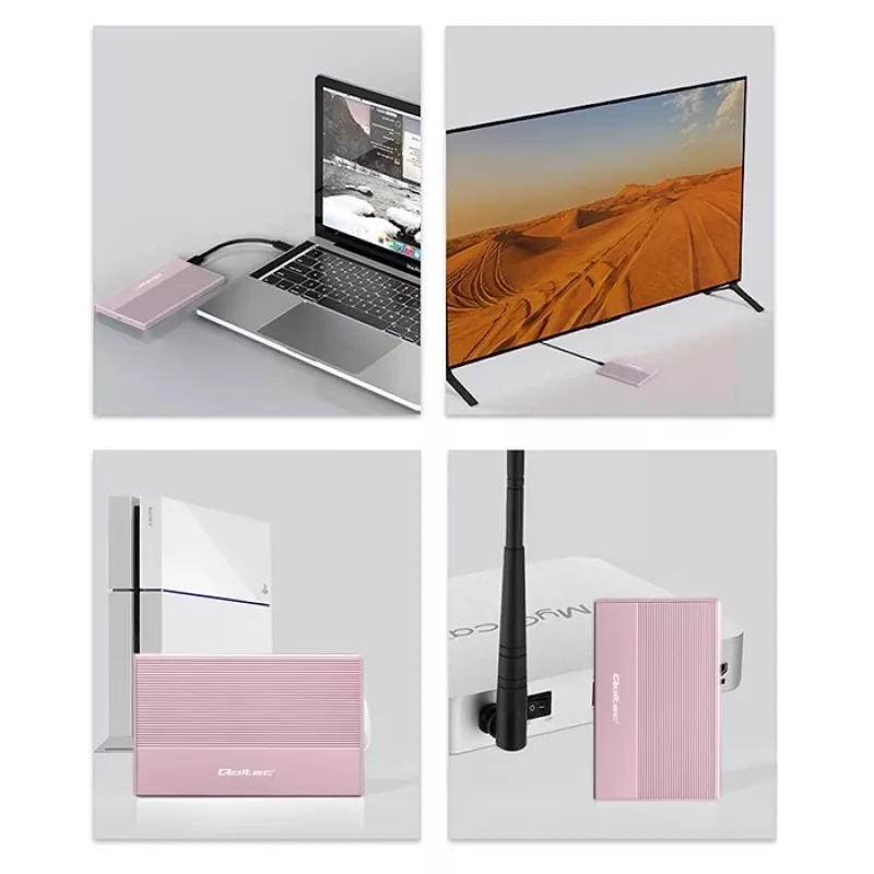 Obudowa na dysk SSD/HDD 2,5 inch, SATA, USB 3.0, 2 TB
