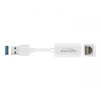 Stacja dokująca DeLOCK 65905 USB Typ-A Biała