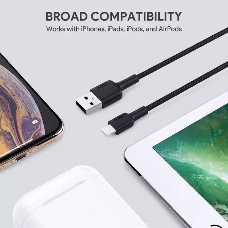 Kabel Lightning AUKEY CB-AL05 1m Czarny