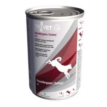 Sucha karma dla psa TROVET Puppy Turkey 400 g — dieta weterynaryjna dla alergików, bezglutenowa, bez soi