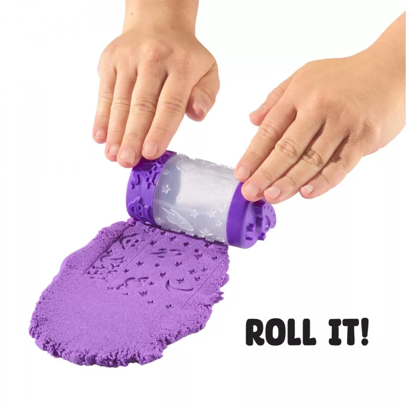 Kinetic sand Wonder Factory Never Dry Sand Bag, fioletowy Teal