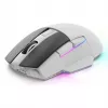 Mysz Sharkoon SGM50W Gaming, dla osób praworęcznych, RF Wireless + USB Type-A, optyczna, 6400 DPI