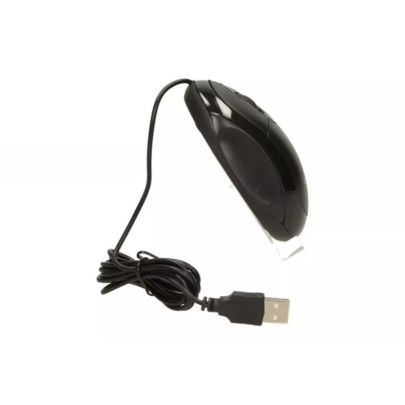 Mysz Logic Lm-11 - Optyczna - Przewodowa - USB - Czarna