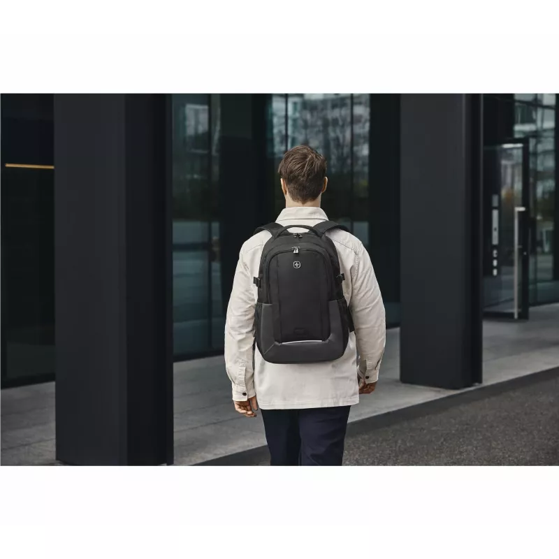 Plecak casualowy Wenger SwissGear XE Ryde Czarny szary Polyester PVC