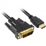 Kabel adapterowy HDMI > DVI-D (18+1) (czarny, 1 metr)