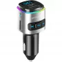 Nadajnik FM 4smarts 456201 Gniazdo zapalniczki Czarny Srebrny AM FM Bluetooth