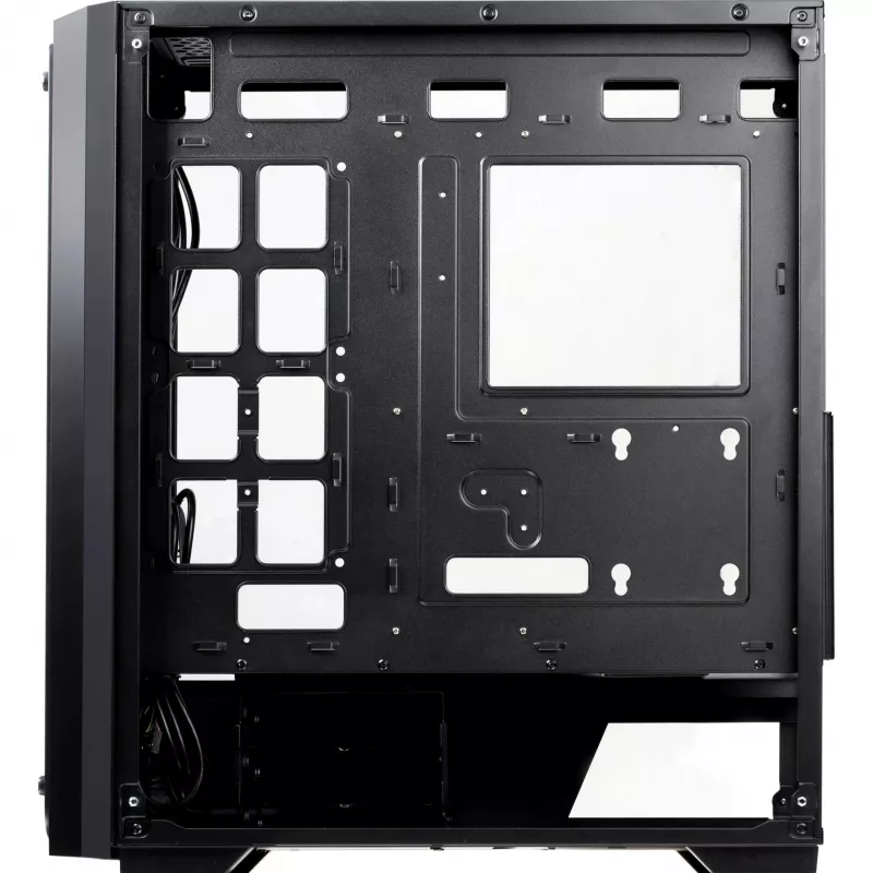 RAIJINTEK PONOS TG4 - Desktop - PC - SPCC - Czarny - ATX - EATX - EEB - micro ATX - Mini-ATX - Gaming