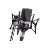 Neumann TLM 102 MT Studio-Set - wielkomembranowy mikrofon pojemnościowy z uchwytem elastycznym, czarny