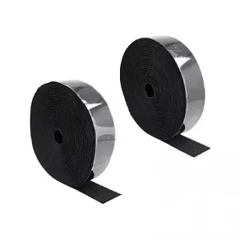 DeLOCK Heavy-duty taśma rzepowa samoprzylepna dł. 15 m x szer. 50 mm czarna