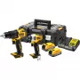 Zestaw elektronarzędzi DeWALT DCK2062E2T-QW, uchwyt 1/4 cala, moment obrotowy 200 N⋅m