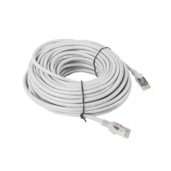 Kabel sieciowy LANBERG Cat5e U/UTP RJ-45 do RJ-45 20 m Szary, 26 AWG, przewód CCA