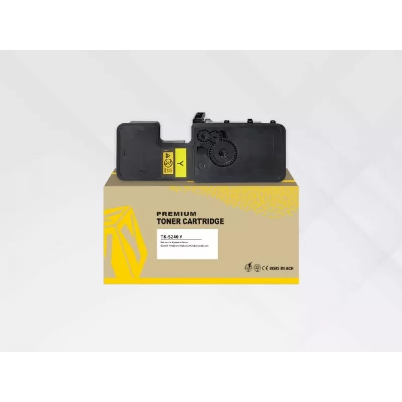 kaseta z tonerem HYB compatibile con Kyocera TK-5240Y, giallo, per ECOSYS P5026Cdw/P5026Cdn/M5526Cdw/M5526Cdn