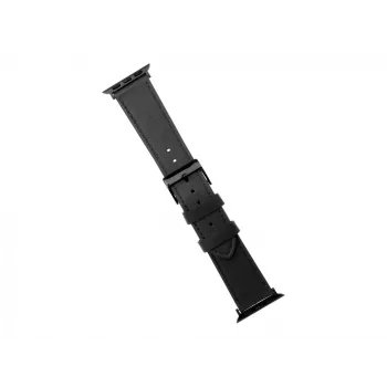 Skórzany pasek do Apple Watch FIXED FIXLST-434-BK — czarny, zamienny pasek