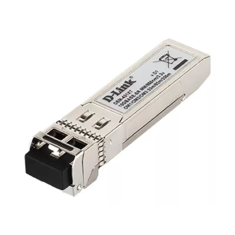 D-Link 10GBase-SR SFP+ Transceiver, 80/300m, Fiber optic, 10000 Mbit/s, SFP+, LC, 50/125,62.5/125 µm, SR