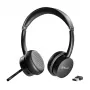 Zestaw słuchawkowy Tellur Voice Pro Wireless Call Center Headset Czarny TLL411007