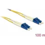 Kabel światłowodowy Delock LC Duplex – LC Duplex Singlemode OS2 100 m (80161)