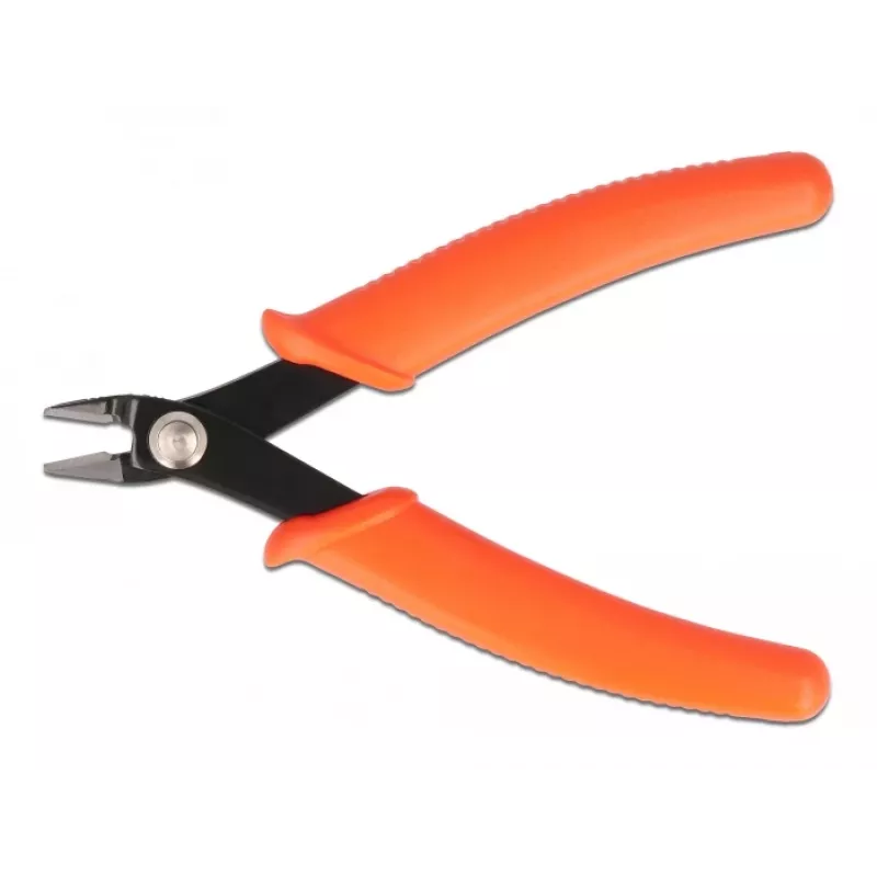 Szczypce boczne DeLOCK Side cutter pomarańczowe 12,7 cm