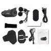 Zestaw słuchawkowy FreedConn R1 PLUS E motocyklowy interkom Bluetooth, Bluetooth 5.0+EDR, zasięg 1000 m, IP65, FM, wideo 1080p, 30 h rozmów