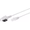 Kabel telefoniczny S/CONN 12-09076 10 m Biały