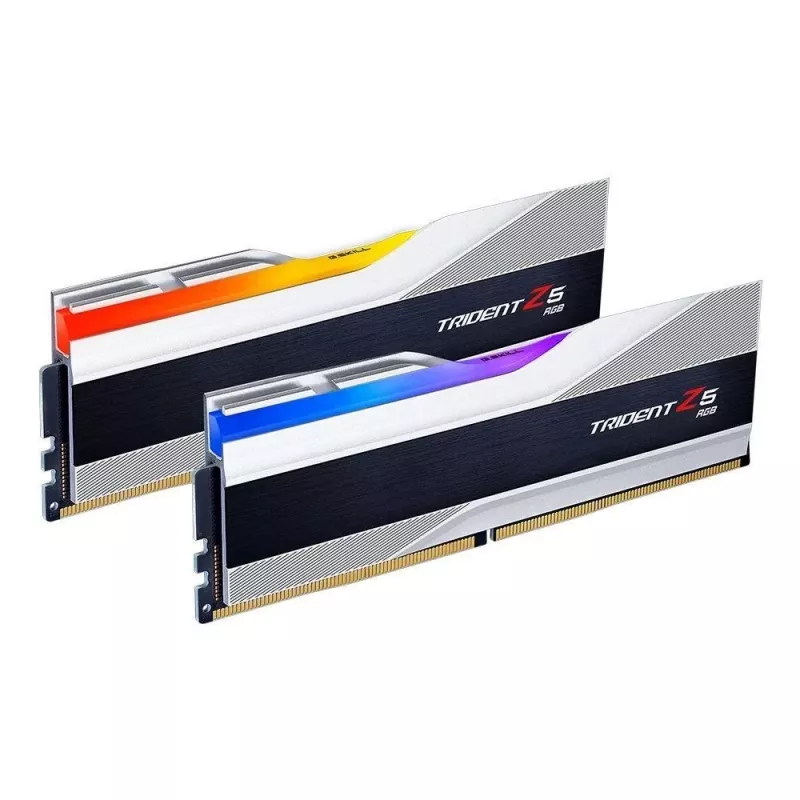 DIMM 32 GB DDR5-6000 (2x 16 GB) Dual-Kit, Arbeitsspeicher silber, F5-6000J3040F16GX2-TZ5RS, Trident Z5 RGB, INTEL XMP