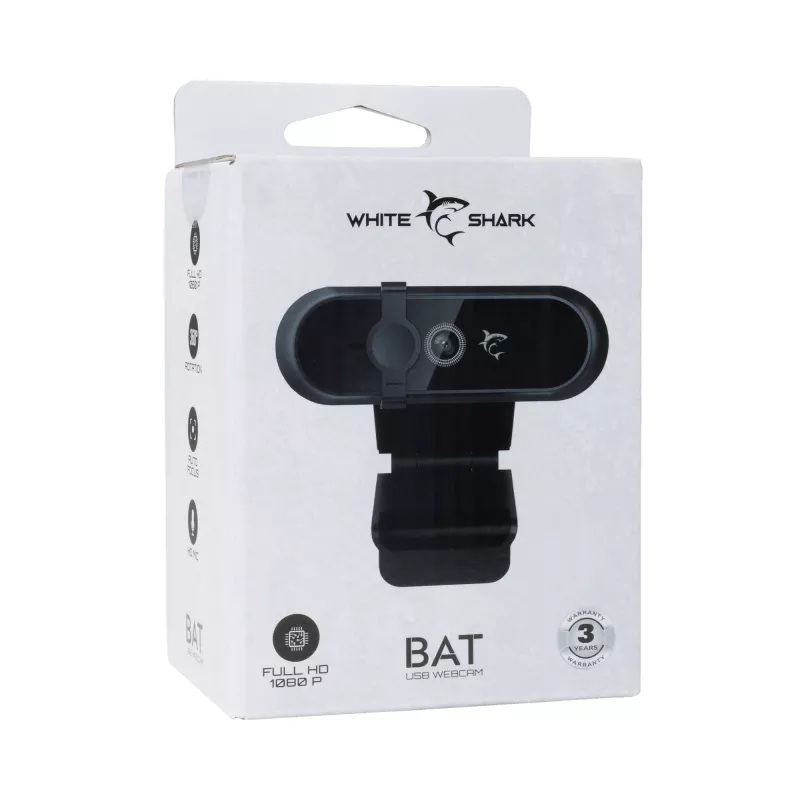 Kamera internetowa White Shark GWC-005 1080p BAT – rozdzielczość 1080p, połączenie USB