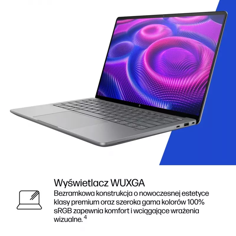 HP ZBook Ultra G1a Copilot+ PC AMD Ryzen AI Max PRO 390 Mobilna stacja robocza 35,6 cm (14) WUXGA 64 GB LPDDR5x-SDRAM 1 TB SSD Wi-Fi 7 (802.11be) Windows 11 Pro AI PC Srebrny