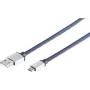 Kabel USB S/CONN 14-50029 2m USB A Micro-USB B Niebieski