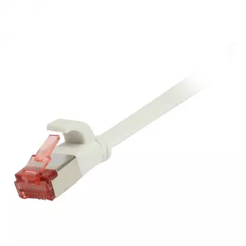 Synergy 21 Kabel krosowy RJ45, CAT6 250 MHz, 10 m, biały, FTP (U/FTP), TPE (Superflex), płaski, Synergy 21 - Cyfrowe/Dane - Sieć