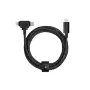 Kabel do ładowania i transmisji danych native union Belt kabel Duo Pro USB-C na USB-C i Lightning Czarny