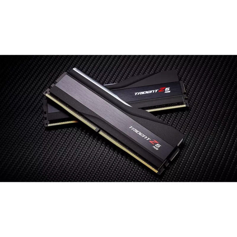 DIMM 64 GB DDR5-6000 (2x 32 GB) Dual-Kit, Arbeitsspeicher schwarz, F5-6000J3040G32GX2-TZ5RK, Trident Z5 RGB, INTEL XMP