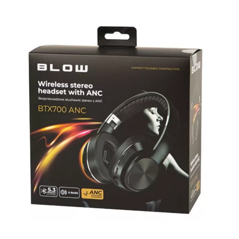 Słuchawki bezprzewodowe Bluetooth BTX700ANC
