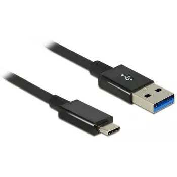 DeLOCK Premium - Kabel USB - USB typu C 24-pin (M) - na USB typu A 9-pin (M) - 1,0 m (USB 3.1 Gen2) - Czarny (83983)