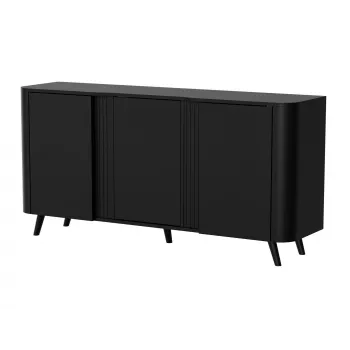 Cama VOLARE komoda 151 x 39 x 75 cm czarny