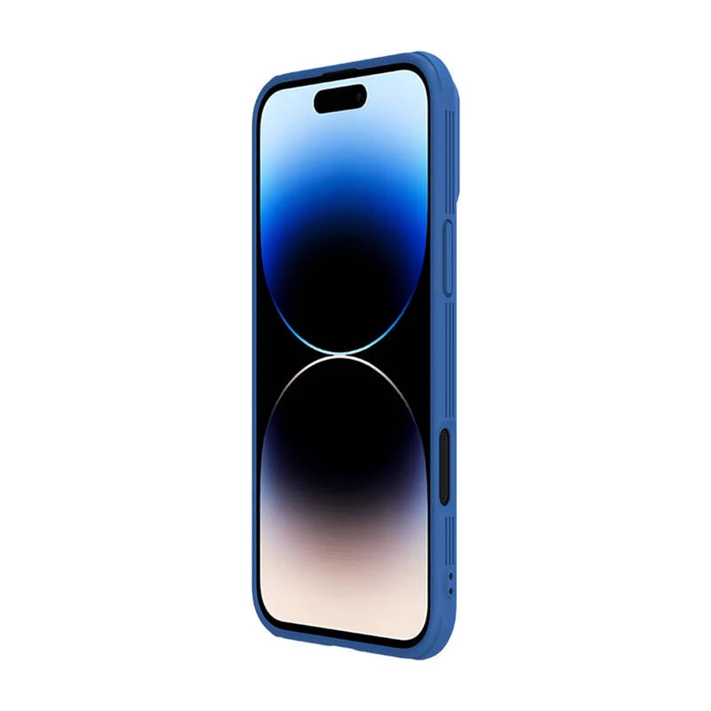 Etui ochronne Nillkin CamShield Pro do iPhone 16 Pro Max, niebieskie, przesuwna osłona aparatu