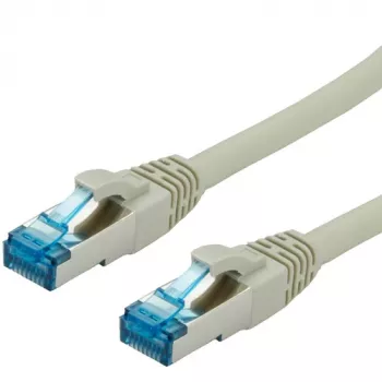 Kabel sieciowy VALUE S/FTP Patch Cord Cat.6a RJ-45 0.5m Szary
