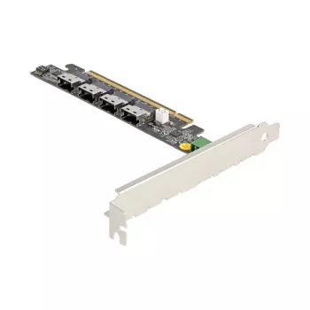 DeLOCK Karta PCI Express x16 na 4 wewnętrzne porty SFF-8654 4i NVMe z bifurkacją