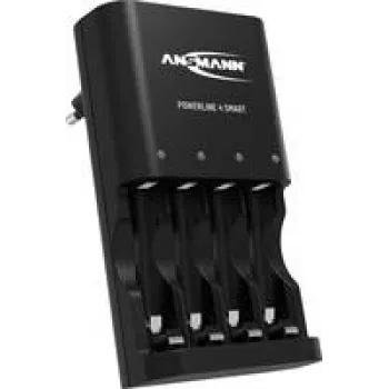 Ansmann Powerline 4 Smart Round Cell Charger NiCd, NiMH Micro (AAA), Mignon (AA) (990-00113)