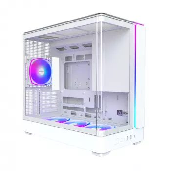 Obudowa PC Montech KING 15 PRO biały — Micro ATX / Mini-ITX, Midi Tower